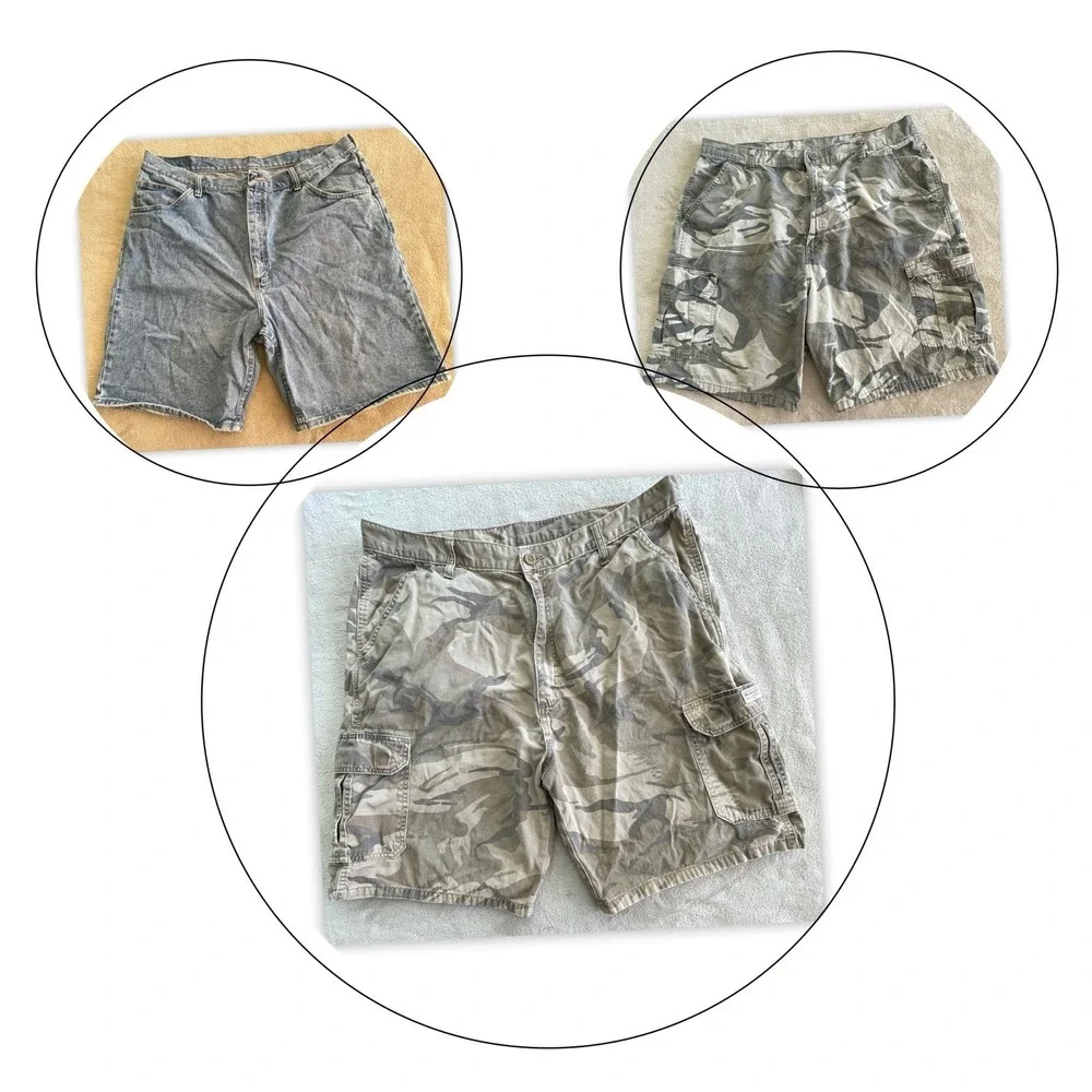 Wrangler Men's Shorts Bundle Size 40, 3‎ Shorts